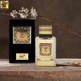 Elegante Velvet Oud Parfumspray met zwart-gouden doos en parfumfles